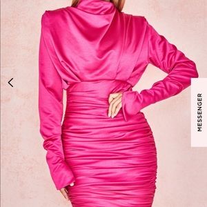 House of cb pink dress